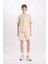 Slim Fit Dar Kesim Dar Paça Basic Düz Şort B8674AX25SP 4