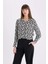 Regular Fit Baskılı Uzun Kollu Gömlek I8266AZ25SP 5