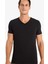 Slim Fit Dar Kesim V Yaka Basic Düz Üst L4884AZ25SP 1