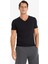 Slim Fit Dar Kesim V Yaka Basic Düz Üst L4884AZ25SP 4