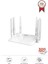 WR50Q Beyaz Kablosuz 300MBPS Wifi Router 6 Güçlü Anten Geniş Kapsama 2.4ghz 4 Portlu 1