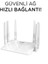 WR50Q Beyaz Kablosuz 300MBPS Wifi Router 6 Güçlü Anten Geniş Kapsama 2.4ghz 4 Portlu 3