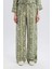 Rahat Palazzo Pantolon Wide Leg Geniş Bol Paça Desenli Yüksek Bel C4042AX25SP 1