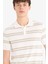 Regular Fit Polo Yaka Kısa Kollu Yumuşak Tuşeli Triko Tişört E2665AX25SP 4