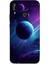 Huawei P20 Lite Uyumlu Uzay Desenli Telefon Kılıfı + Ekran Koruyucu - 5866 1
