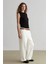 Carrot Fit Gabardin Kumaş Pantolon Kemerli Yüksek Bel Kısa Paça D2732AX25SP 4