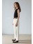 Carrot Fit Gabardin Kumaş Pantolon Kemerli Yüksek Bel Kısa Paça D2732AX25SP 5