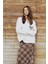 Oversize Geniş Kalıp Bisiklet Yaka Sırt Baskılı Kalın Sweatshirt E4934AX25SP 1