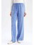 Wide Leg Geniş Paça Desenli Esnek Belli Viskon Pantolon E1824AX25SP 1