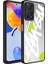 Xiaomi Redmi Note 12 Pro 4g Kılıf Aynalı Desenli Kamera Korumalı Parlak Joec Mirror Kapak-Yazı 1