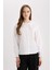 Regular Fit Poplin Uzun Kollu Gömlek Tunik E4355AX25SP 5