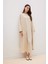 Relax Fit Şal Yaka Krinkıl Kumaş Uzun Kimono E1816AX25SP 2