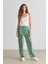 Regular Fit Geniş Bol Paça Desenli Palazzo Pantolon D4631AX25SP 2