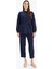 Relax Fit Basic Düz Bağcıklı Müslin Uzun Kollu Tesettür Gömlek Tunik E1107AX25SP 2