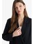 Oversize Geniş Kalıp Basic Düz Blazer Ceket C2575AX25SP 4