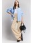 Wide Leg Kumaş Palazzo Pantolon Fermuarlı Normal Bel Standart Boy Geniş Bol Paça E7275AX25SP 2
