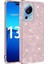 Xiaomi Mi 13 Lite Kılıf Joec Shining Silikon-Pembe 1