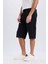 Slim Fit Dar Kesim Kargo Cepli Basic Düz Kapri Şort T4693AZ25SM 1