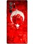 Galaxy Note 20 Ultra Uyumlu Türk Bayrağı Desenli Telefon Kılıfı + Ekran Koruyucu - 5847 1