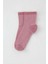 Kız Çocuk Soket Çorap Basic 7-16 Yaş, Gülkurusu 1