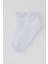 Kız Çocuk Soket Çorap Bilek Kısmı Lastik Fırfırlı 9-14 Yaş, Beyaz 1