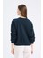 Regular Fit Bisiklet Yaka Kalın Basic Düz Sweatshirt D6645AX25SP 5