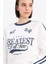 Coool Oversize Geniş Kalıp Bisiklet Yaka Baskılı Kalın Sweatshirt D5957AX25SP 1