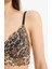 Leopar Desenli Pedli Dantelli Bralet-Fall in Love E6986AX25SP 4