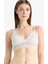 Floral Çıkarılabilir Pedli Dantel Detaylı Bra-Fall in Love E7032AX25SP 3