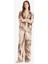 Wide Leg Desenli Modal Kumaş Palazzo Pantolon Yüksek Bel Düz Geniş Paça E8599AX25SM 5