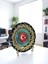 Atatürk, Türk Bayrağı Yada Osmanlı Tuğrası Simgeli Dekoratif 30 cm Çini Tabak 4