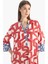 Regular Fit Desenli Plaj Elbisesi-Fall in Love D0452AX25SM 4
