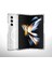 Galaxy Z Fold 6 Kılıf Magsafe Şarj Özellikli Parlayan Simli Saydam Renkli Joec Allstar Kapak-Şeffaf 2