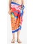 Regular Fit Desenli Saten Plaj Eteği-Fall in Love B1443AX25HS 1