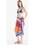 Regular Fit Desenli Saten Plaj Eteği-Fall in Love B1443AX25HS 4