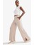 fit Wide Leg Cepli Geniş Paça Yırtmaçlı Uzun Sporcu PANTOLON E2538AX25SM 2