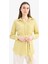 Relax Fit Pötikareli Gofre Dokulu Kuşaklı Uzun Kollu Tesettür Gömlek Tunik E4558AX25SM 5