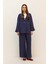 Wide Leg Krinkıl Kumaş Geniş Paça Palazzo Pantolon E7978AX25SM 2