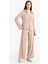 Wide Leg Beli Lastikli Geniş Paça Bürümcük Pantolon F0057AX25SP 4