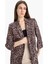 Relax Fit Leopar Desenli Blazer Ceket E1483AX25SM 2