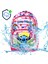 Stitch Pembe Karakterli Üçlü Kız Çocuk Ilkokul Okul Çantası Stiç (Çanta Termal Beslenme Kalemlik) 6