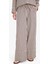 Wide Leg Kumaş Pantolon Çift Cepli Yüksek Bel Geniş Paça F0259AX25SM 4