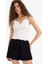 Loose Fit V Yaka Beyaz Askılı Bluz F1914AX25SM 5