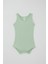 Kız Bebek Çıtçıtlı Atlet Zıbın Body Jakarlı 9 Ay-3 Yaş, Su Yeşili 1