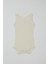 Kız Bebek Çıtçıtlı Atlet Zıbın Body Jakarlı 9 Ay-3 Yaş, Ekru 1