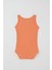 Kız Bebek Çıtçıtlı Atlet Zıbın Body Jakarlı 9 Ay-3 Yaş, Somon 2