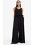 Wide Leg Keten Karışımlı Kumaş Palazzo Pantolon Yüksek Bel Geniş Paça E0127AX25SP 2