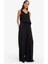 Wide Leg Keten Karışımlı Kumaş Palazzo Pantolon Yüksek Bel Geniş Paça E0127AX25SP 3