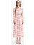 Regular Fit Gömlek Yaka Desenli Saten Uzun Kollu Maxi Elbise F2725AX25SM 4