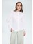 Regular Fit Geniş Yakalı Poplin Uzun Kollu Tesettür Gömlek Tunik F2731AX25SM 3